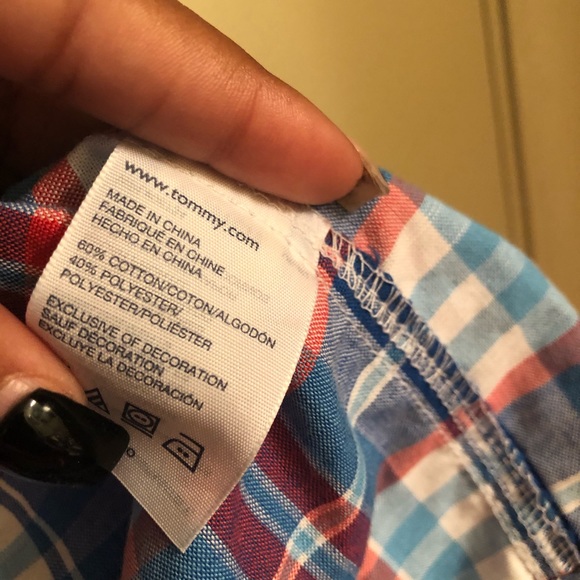 Boys Tommy Hilfiger Short Sleeves Button Down - Picture 3 of 8
